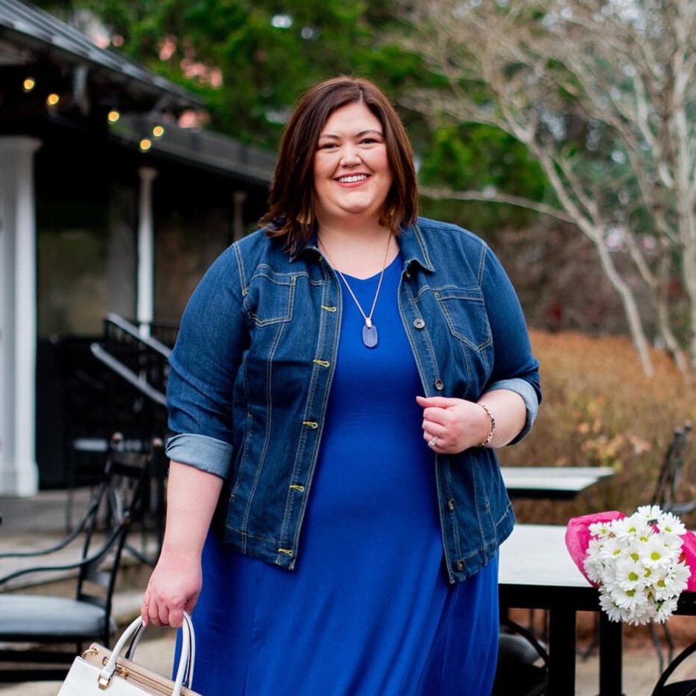 Catherine’s Denim Jacket Dark Wash, NWT, size 3x/28